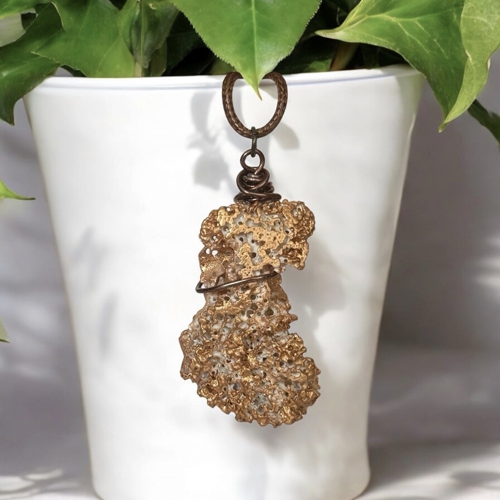 5 For $25💫Bronzed Metallic Nautical Sea Shell Necklace Pendant